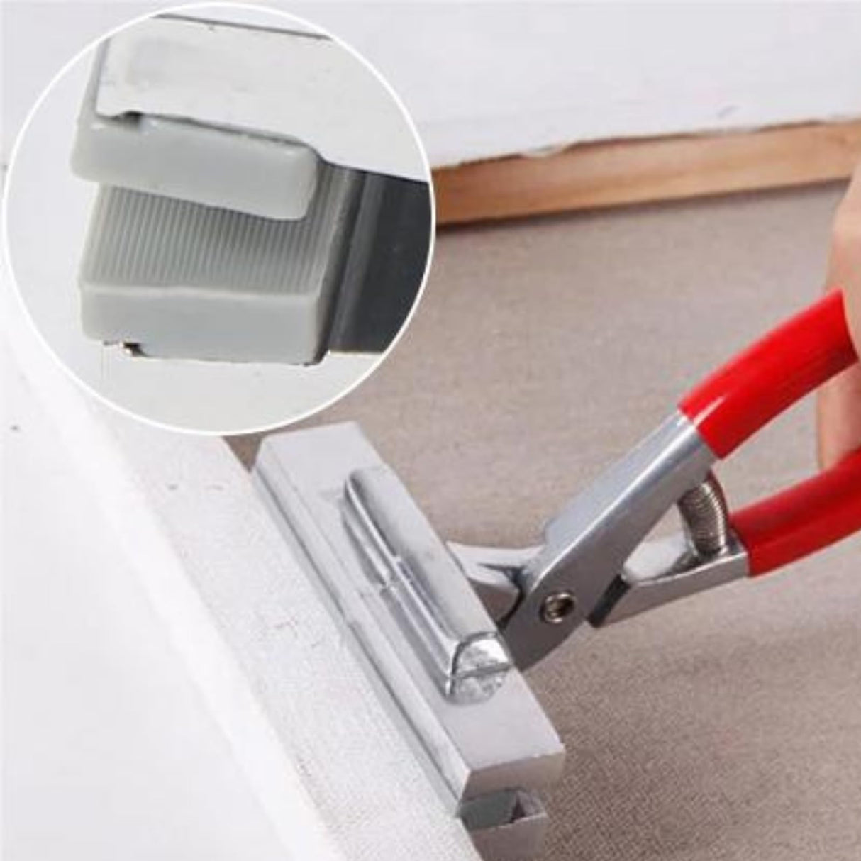 ZENFUN Set of 4 Canvas Stretcher Pliers with Staple Remover, 2 PCS Canvas Stretcher Pliers with 2 Staple Removers, Canvas Stretcher Plier Set for Art Oil Painting Framing ZENFUN