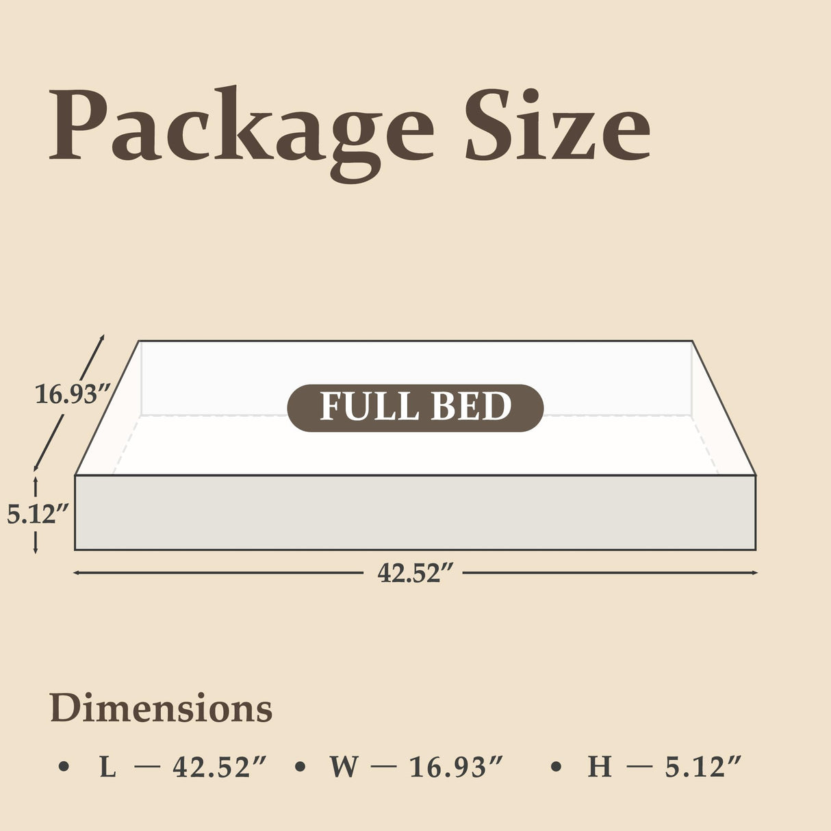 Fluest Full Bed Frame with Headboard and Footboard, Metal Full Bed Frame with Under Bed Storage, All-Metal Support System, No Box Spring Needed, Easy Assembly,Rustic Brown Fluest
