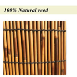 Reed Fencing Rolls for Balcony, Brown Bamboo Fence Reed Privacy Screen 1.6' 2' 3' 4' 5' 6' High Outdoor Patio Balcony Backyard Railing (Size : 3'H x16'L) YPINKZ