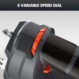 Cordless Grease Gun Kit Compatible with Dewalt 20V MAX Battery, 10000 PSI 5-Speed Grease Gun w/ 20V 2.0Ah Battery and Charger, 31In Flexible Hose, Ideal for Machinery Automotive Maintenance Mayoki