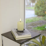 Thindolex Matte Black Iron Candle Plate, Set of 2, Metal Saucer Style Candle Holder for Pillar/Scented/Flameless/Ball Candles, Decorative Candle Stand for Table Centerpiece Thindolex