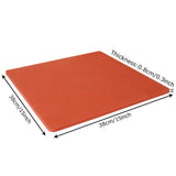 15 x15 Inch Silicone Heat Press Mat Pad, 5/16” Thickest Silicone Heat Mat for Heat Press Machine Flat Heat Transfer Press Replacement Pad (Red) LOEQIAN