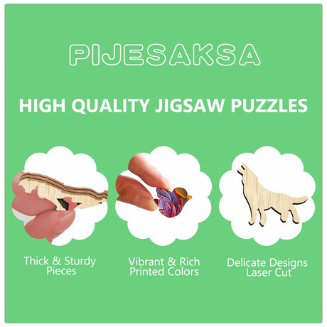 Wooden Puzzles for Adults, 3D Vision Effects Cave Forest Wooden Jigsaw Puzzles for Adults, Unique Shape, Hill Sunset Forest Trail Landscape Wood Puzzles Adult, Home Decor (S-8.5 * 8.4in-100 pcs) Pijesaksa