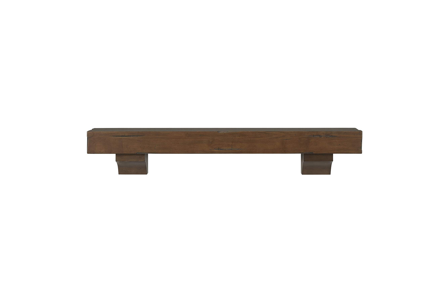 Pearl Mantels 412-60-70 Shenandoah Pine 60-Inch Fireplace Mantel Shelf, Rustic Cherry