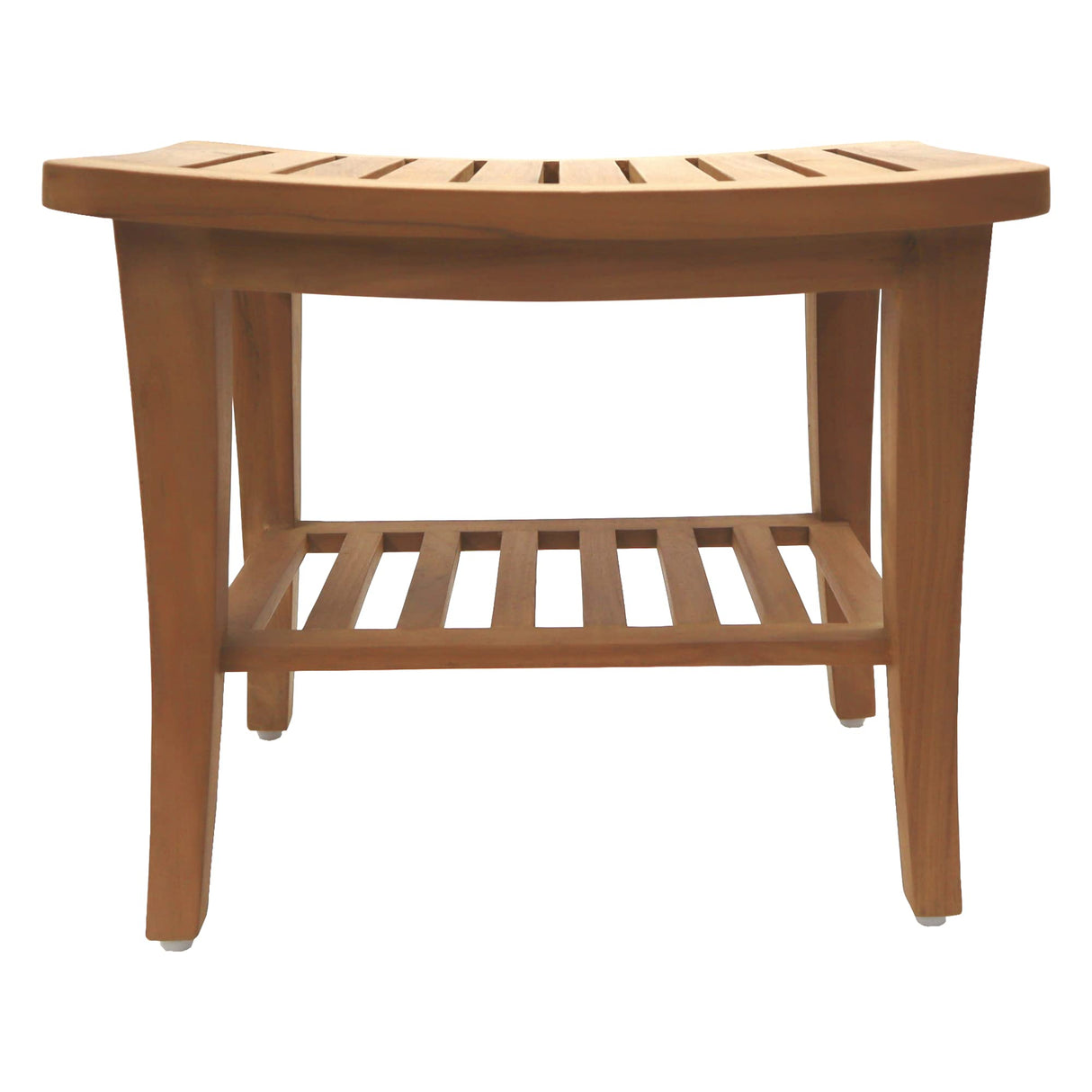 Redmon Premium Grade Teak Spa or Vanity Seat Bench, Large, Natural Redmon