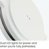 Chefman Everything Maker & Pizza Oven – 1440W Countertop Electric Pizza Maker with 12” Nonstick Cooking Plates, Make Pizza, Quesadillas, Omelettes and More, with Indicator Lights and Vertical Storage Chefman