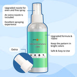 HTVRONT Sublimation Coating Spary for Cotton Shirts 2x150ml, Sublimation Spray for All Fabric, Canvas, Carton, Pillow, Sublimation Spray Quick Dry & High Gloss, Vibrant Color & Strong Adhesion HTVRONT