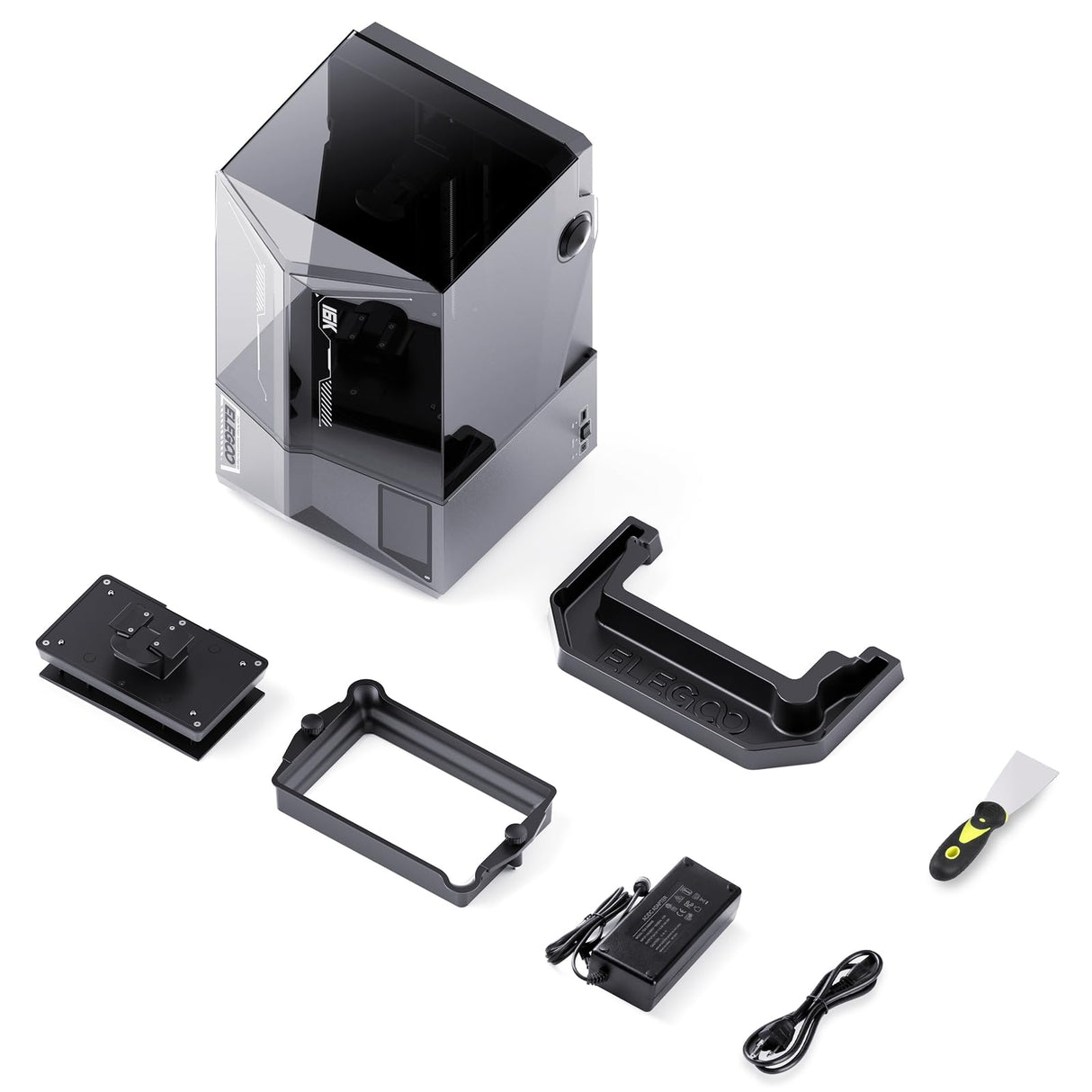 ELEGOO Saturn 4 Ultra 16K Resin 3D Printer with 10" 16K Mono LCD and Flip-up Lid, Smart Tank Heating at 30?, 150mm/h High Speed Printing, Large Printing Size of 8.33x4.66x8.66 Inches ELEGOO