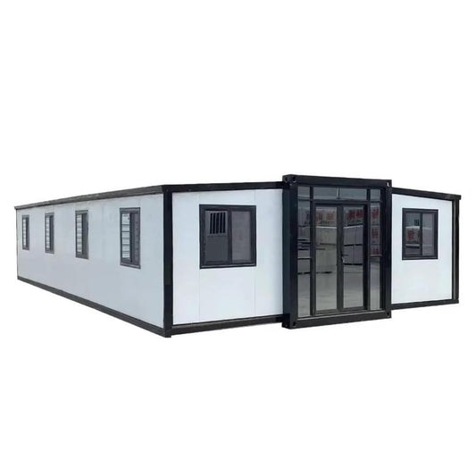 Azrandis One Portable Prefabricated Tiny Home (40FT), Foldable House to Live in 3 Bedroom, 1 Bathroom, 1 Kitchen, Quick Setup, Superior Insulation, House Container Home for Various Settings (40FT)