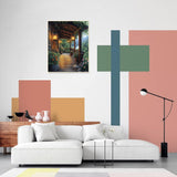 obterie Landscape Paint by Numbers Kit for Adults Beginner Garden Oil Painting Kit Adult Paint by Number Kits on Canvas DIY Painting for Beginners Art by Numbers for Gifts Home Wall Decor 16x20 Inch obterie