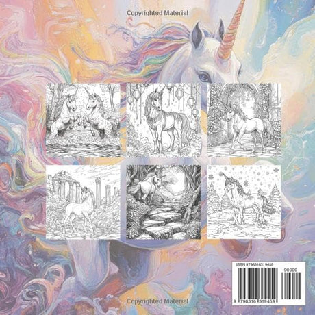 Unicorn Dreams: A Magical Fantasy Coloring Book for Adults and Teens – Beautiful Mythical Unicorns for Relaxation, Creativity & Stress Relief WoodArtSupply