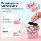 Beryzol Silicone Cup Cradle, Cup Cradle for Tumblers Use to Apply UV DTF Decal/Apply Vinyl Decals - Keep Mugs in Place with Felt Squeegee Beryzol