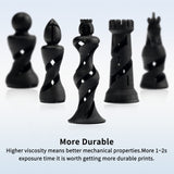 Chitu Systems Conjure Tough Resin 3D Printer Resin Non-Brittle and Durable,Highly Toughness Low Shrinkage 405nm UV-Curing Resin Standard Photopolymer Resin for DLP/LCD/mSLA 3D Printer (Black, 1000g) chitu systems