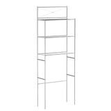 Zenna Home 2523NN Over the toilet storage, 23.25 x 64.7, Satin Nickel Zenna Home