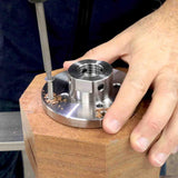 Hurricane Turning Tools, 3" Steel Faceplate For Wood Lathe, 1 1/4" x 8 TPI Hurricane Turning Tools