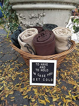 50x60 Throw Blankets, Ultra Soft Hypoallergenic Fleece Fall Throw Blanket for Livingroom, Couch, Chair, Bed, Brown Trail maker