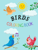 Birds Coloring Book: Amazing Coloring Book For Kids Ages 4-8 Majosta