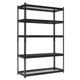 COOLYI 71" H/47 W/18 D Garage Shelving Heavy Duty, 2200LBS Garage Storage Shelves, 5-Tier Adjustable Metal Storage Rack for Industries, Warehouses, Basement COOLYI