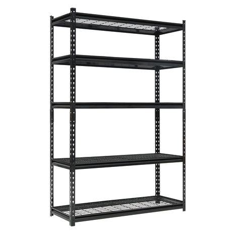 COOLYI 71" H/47 W/18 D Garage Shelving Heavy Duty, 2200LBS Garage Storage Shelves, 5-Tier Adjustable Metal Storage Rack for Industries, Warehouses, Basement COOLYI