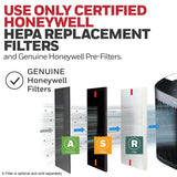 Honeywell InSight Series HEPA Air Purifier for Home, Extra-Large Rooms, includes Air Quality Monitor, Reduces Allergens, Smoke, Wildfire Smoke, Dust, Pollen, Pet Dander and More, Black, HPA5300B Honeywell