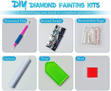 Dragon Diamond Painting Kits for Adults,5D DIY Moon Diamond Art Crystal Diamond Paintings Full Round Drill, Paintings with Diamonds Gem Art for Home Wall Decor 12x16 Inch Mrnsiet