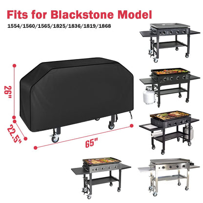 iCOVER 36 inch Griddle Cover for Blackstone, Waterproof Lightweight Polyester Barbecue Protection Flat Top Gas Grill Covers for 36" Griddles Cooking Station for Camp Chef