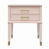 CosmoLiving by Cosmopolitan Westerleigh End Table, Pink CosmoLiving by Cosmopolitan