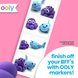 Ooly Creatibles, 16 Colors Air Dry Clay Expansion Set for Kids Crafts, Modeling Clay in 16 Colors, 4 Tubs, Airdry DIY Art Expansion Set Summer Crafts for Kids Ages 6 and Up Ooly