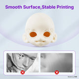 RESIONE Tough 3D Printer Resin, 3D Printing Liquid for BJD Dolls & Articulated Figures – Non-Yellowing, Wear Resistant, Drop-Resistant, ABS-Like UV Resin for LCD DLP MSLA Printers, Cream Pink, 1KG RI RESIONE