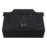 Center Console Gun Safe Vault - TuoJue Console Safe Lock Box Compatible with RAM 1500/2500/3500 LARAMIE/BIGHORN/POWERWAGON 2019-2025, NOT FIT Cup Holder with Cover, Superior Fingerprint Lock. TUOJUE