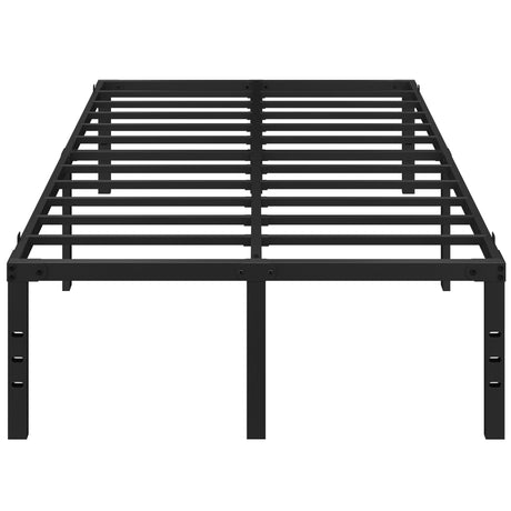 Yaheetech 18 Inch Full Bed Frames Heavy Duty Metal Platform Bed with Under Bed Storage, No Box Spring Needed, Easy Assembly, Sturdy Steel Slat Support, Black Yaheetech