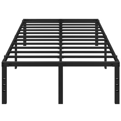 Yaheetech 18 Inch Full Bed Frames Heavy Duty Metal Platform Bed with Under Bed Storage, No Box Spring Needed, Easy Assembly, Sturdy Steel Slat Support, Black