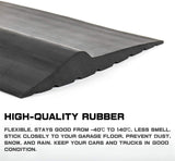 20Ft Weather Universal Garage Door Bottom Threshold Seal Strip DIY Weather Stripping Replacement,Not Include Sealant/Adhesive (Black) CloudBuyer