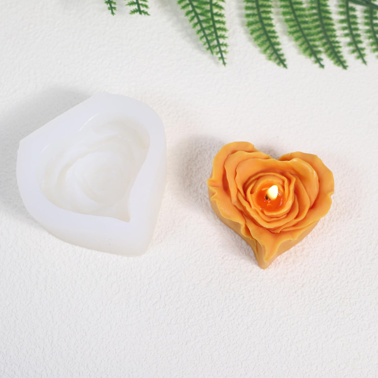 9 PCS Flower Candle Molds Rose Tulip Silicone Candle Mold Flower Shapes Moldes De Rosas Silicona para Velas for Soy Wax, Beeswax, Candle Making, Resin Craft Aifong