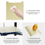 258x258mm Double Sided Flexible PEI Honeycomb Sheet, Smooth PEI Honeycomb Surface for X1/P1P 3D Printer, 3D Printer PEI Plate Removable Platform（1PCS) OUYANG