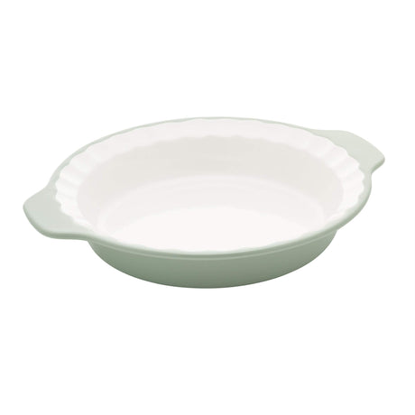 KitchenAid Vitrified Stoneware Pie Plate, 9-Inch, Pistachio KitchenAid