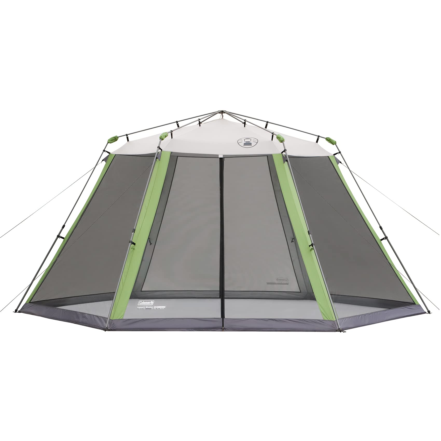 Coleman Skylodge Screened Canopy Tent with Instant Setup, 10x10/15x13ft Portable Screen Shelter with 1-Minute Setup for Bug-Free Lounging, Great for Picnic, Yard, Beach, Park, Camping, & More - WoodArtSupply