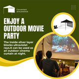 MordenApe 10x10 Pop Up Canopy Tent Sidewalls - Straight Leg Compatible, 300D Waterproof Polyester with 99% UV Protection, 3 Piece White Wall Set MordenApe