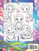 Dragon Babies: A Magical Dragon Coloring Book For Kids WoodArtSupply