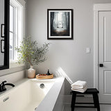 Dark Forest Paint by Number Kits for Aldults, Ghost on The Swing Oil Painting Acrylic Paints on Canvas, Funny Ghost Hand-Painted Gift for Study Bedroom Home Decor(16×20inches, No Frame) ARNLRDYA