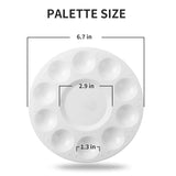 Zalduig Paint Tray Palettes, 6 Pack, Painting Supplies, Painting Palette for Kids, Plastic Palette Zalduig
