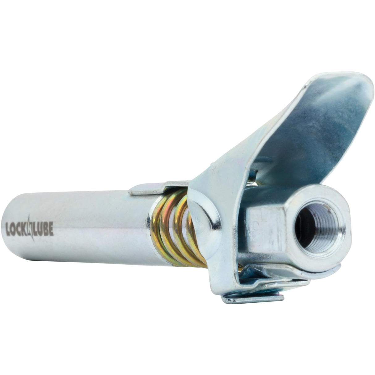 LockNLube Grease Gun Coupler XL - Extra reach for recessed grease fittings LockNLube