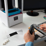 Qianyu Professional 3D Printer Scraper Upgraded Polished Stainless Steel Metal 3D Printer Removal Spatula with Comfortable Grip Specially Designed 3D Printer Accessories for Model Stripping Safety Qianyu