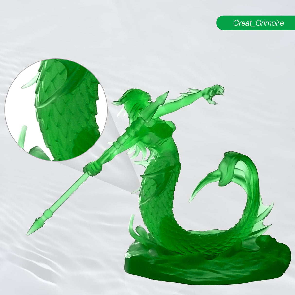 ELEGOO Water Washable 3D Printer Resin, 405nm Rapid UV Curing Standard Photopolymer Resin, Easy to Clean, High Precision 3D Water Wash Resin for LCD/MSLA/DLP 3D Printer Printing, Clear Green 1000G Deeplee