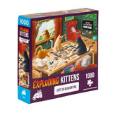 Cats in Quarantine Jigsaw Puzzle by Exploding Kittens - 1000 Pieces Jigsaw Puzzle for Adults, Teens, and Kids - Cat Puzzle, Funny Puzzle, Art Puzzle Exploding Kittens LLC