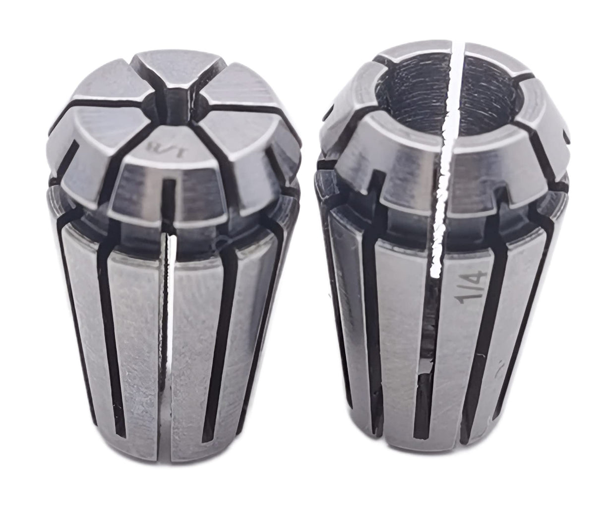 F.L.S Spring Collet, Er11 Spring Collet Set, 1/8" and 1/4" ER11 Collet Chuck for CNC Engraving Machine & Milling Lathe Tool (ER11 1/8"+ 1/4") F.L.S