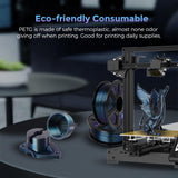 FLASHFORGE PETG Filament 1.75mm, Chameleon Color Shift 3D Printer Filament, Changes Color with Light and Angles, 1KG Spool (2.2lbs), Dimensional Accuracy±0.02 mm, Premium PETG Filament(Burnt Titanium) FLASHFORGE