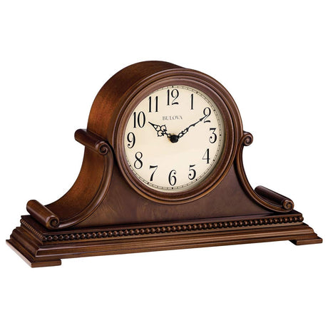 Bulova B1514 Asheville Mantel Clock, Brown Cherry Bulova