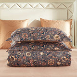 Cupocupa Duvet Cover Set;Duvet Cover Twin Bedding Set Fluffy Boho Duvet Cover Set Paisley Floral Bedding Collection Duvet Cover with Pillowcases Cupocupa