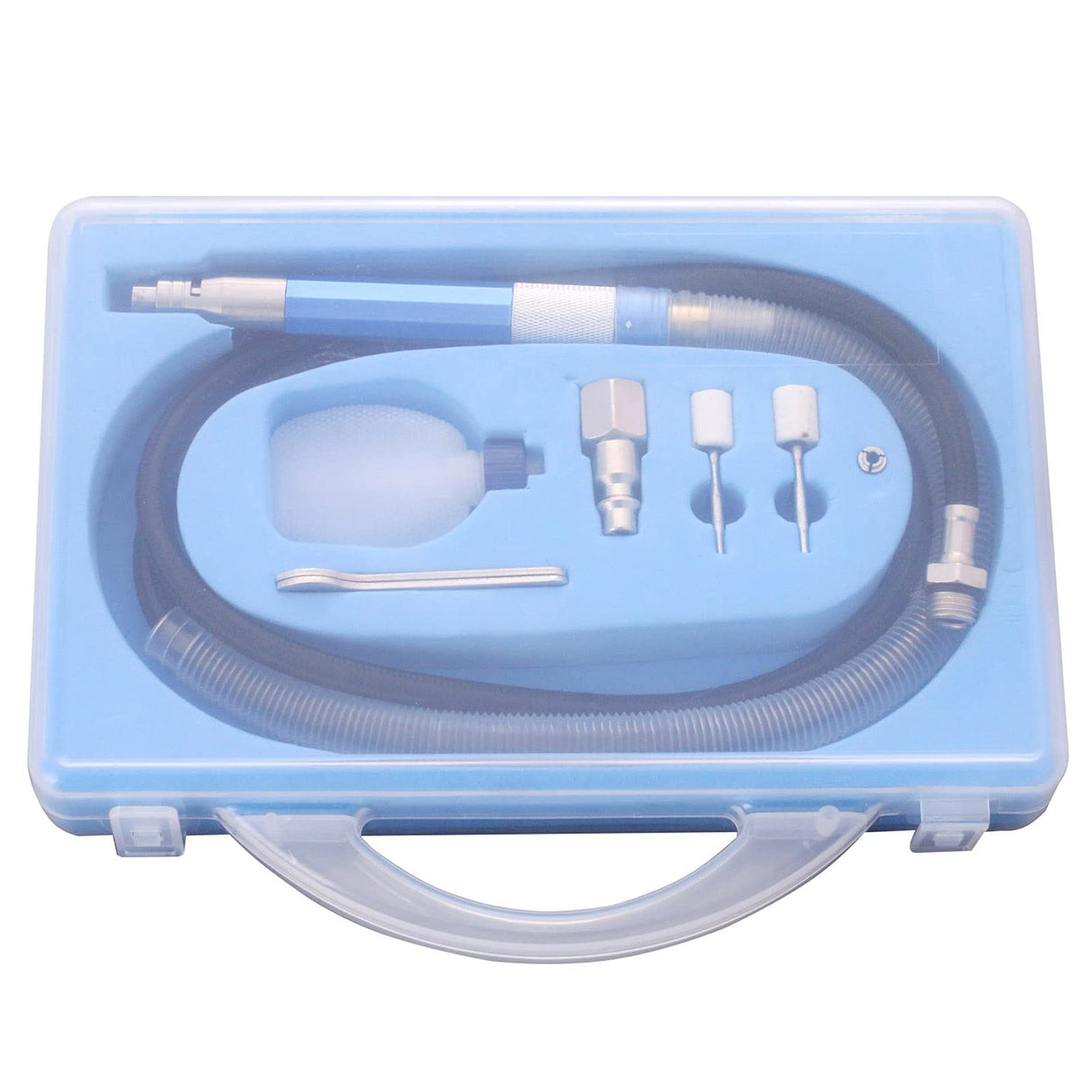 BPJOWVIL 1/8" Pencil Type Die Grinder, Pneumatic Micro Air Pencil Die Grinder Polishing Tool Kit BPJOWVIL